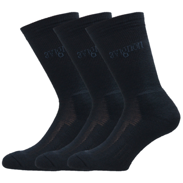 Avignon Unisex Terry Wool 3-Pack