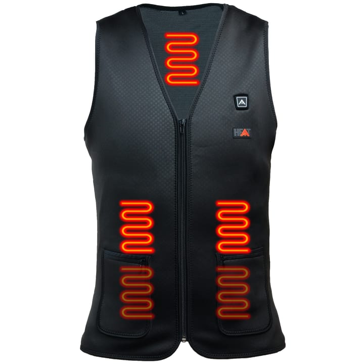 Avignon Unisex HEAT SecondSkin - Thin Heated Vest Basic Black Avignon