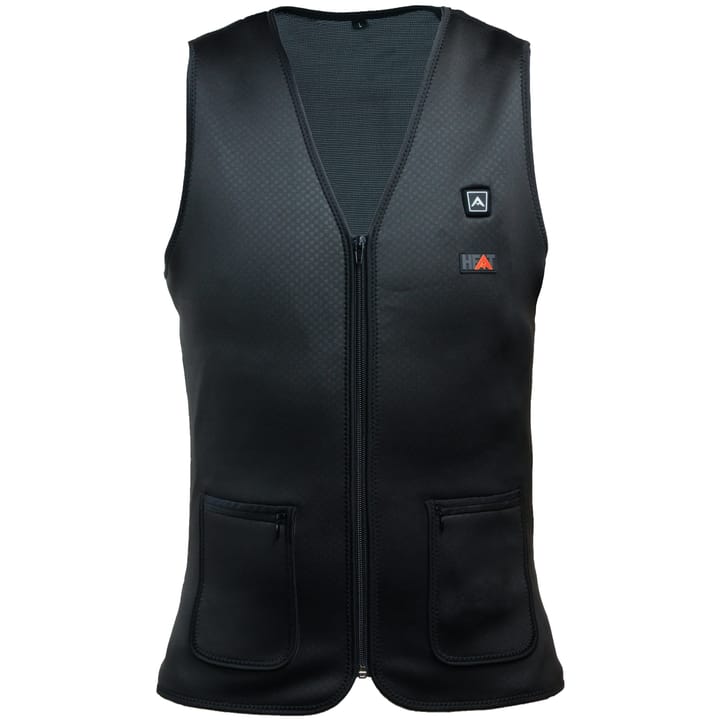 Avignon Unisex HEAT SecondSkin - Thin Heated Vest Basic Black Avignon