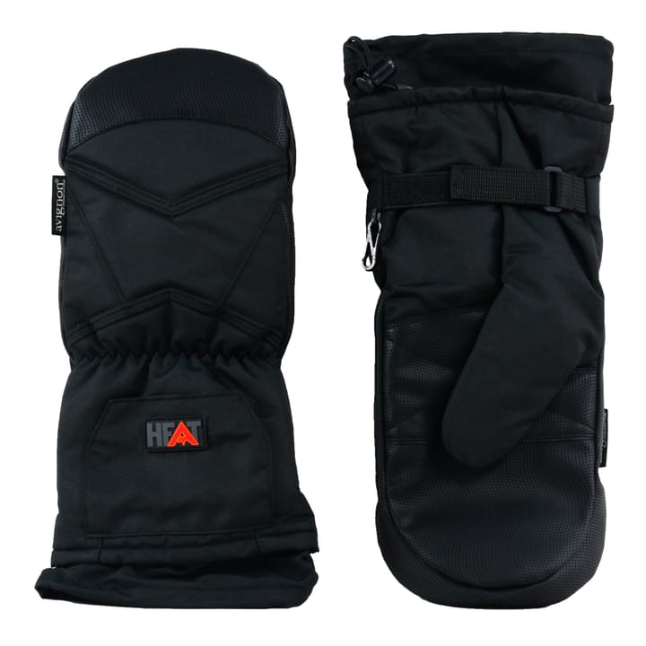 Avignon Unisex Warmth Mitten AA Battery Basic Black Avignon