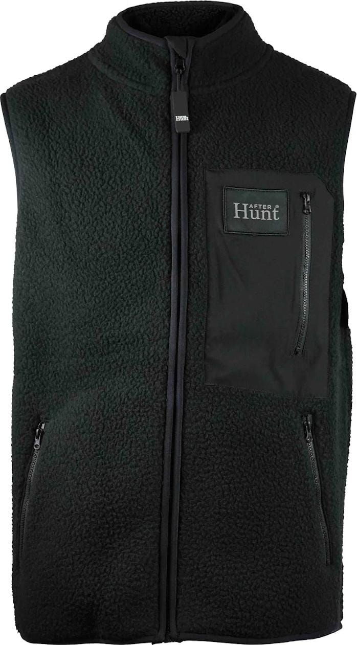 Avignon Unisex AFTER Hunt Fleece Vest Basic Black Avignon