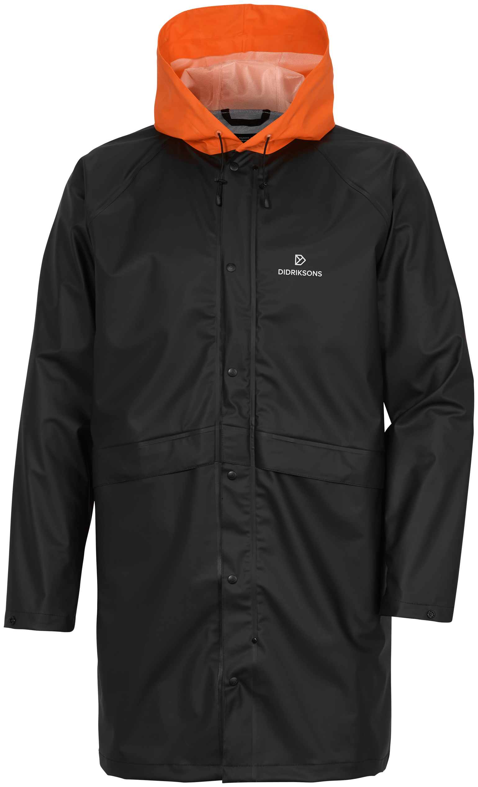 Didriksons Unisex Avon Parka Galon Black/Flame