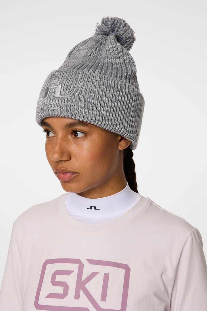 J.Lindeberg Grace Beanie Light Grey Melange J.Lindeberg J.Lindeberg Grace Beanie Light Grey Melange J.Lindeberg