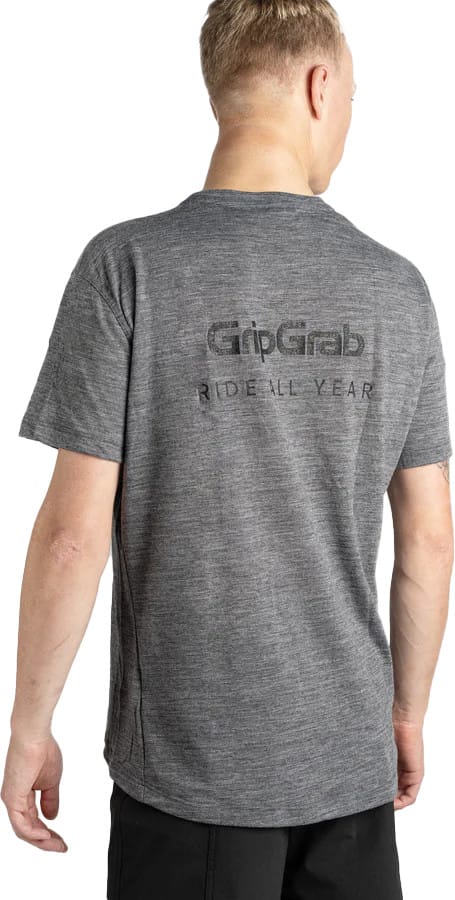 Gripgrab Explr Merinotech T-Shirt Dark Grey Gripgrab