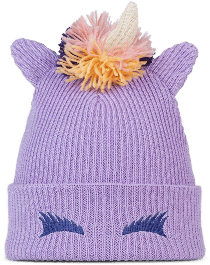 Buff Knitted Hat Fun Unicorn Grape Ice Buff
