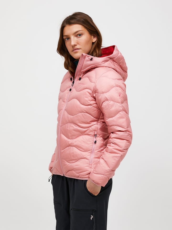 Peak Performance Women's Helium Down Hood Jacket Warm Blush Peak Performance