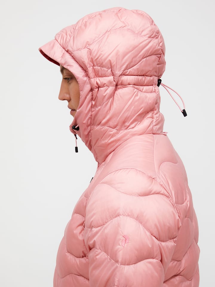 Peak Performance Women's Helium Down Hood Jacket Warm Blush Peak Performance