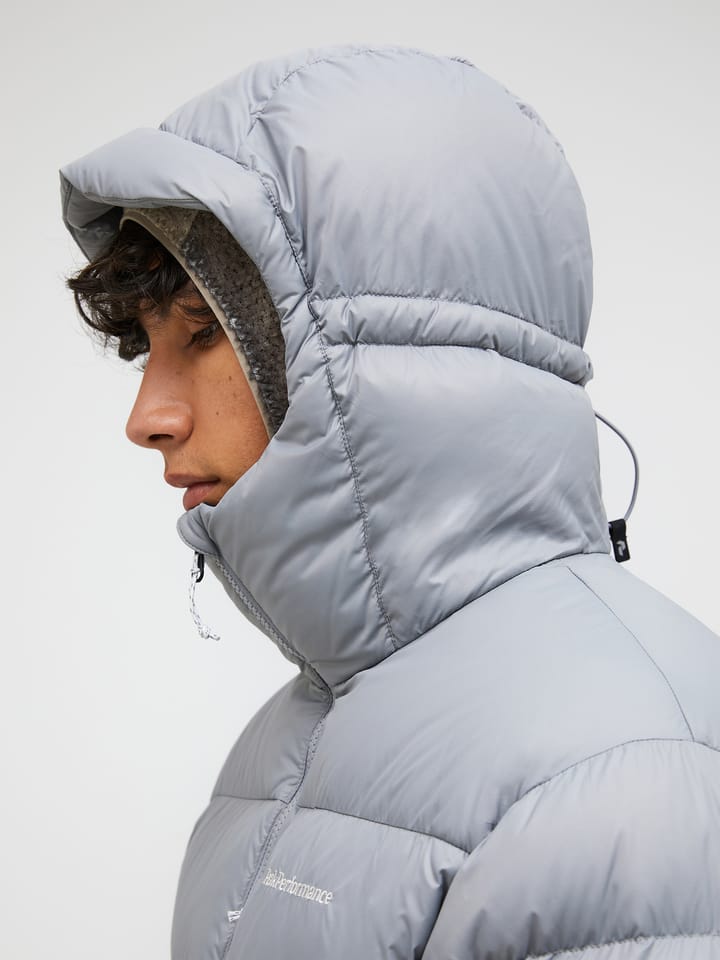 Peak Performance Men's Frost Down Puffer Jacket Lt Grey/antarctica/ Peak Performance