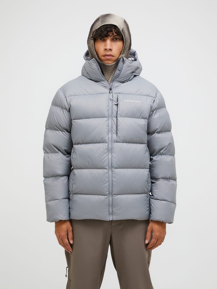 Peak Performance Men's Frost Down Puffer Jacket Lt Grey/antarctica/ Peak Performance