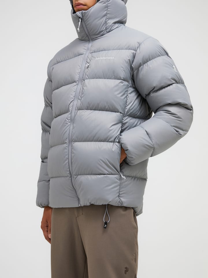 Peak Performance Men's Frost Down Puffer Jacket Lt Grey/antarctica/ Peak Performance
