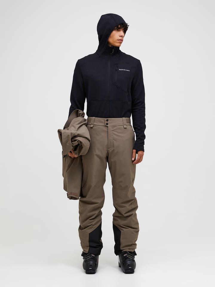 Peak Performance Men's Maroon HIPE 2L Insulated Shell Pants Terrain Tan Peak Performance
