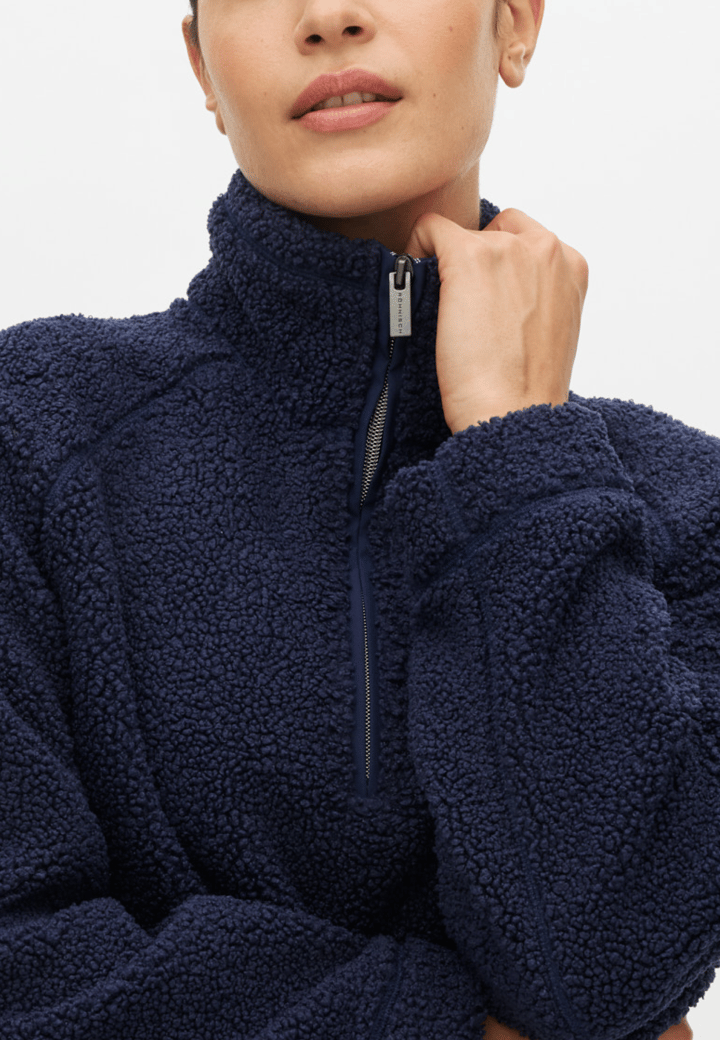 Röhnisch Women's Cloud Pile Anorak Indigo Röhnisch