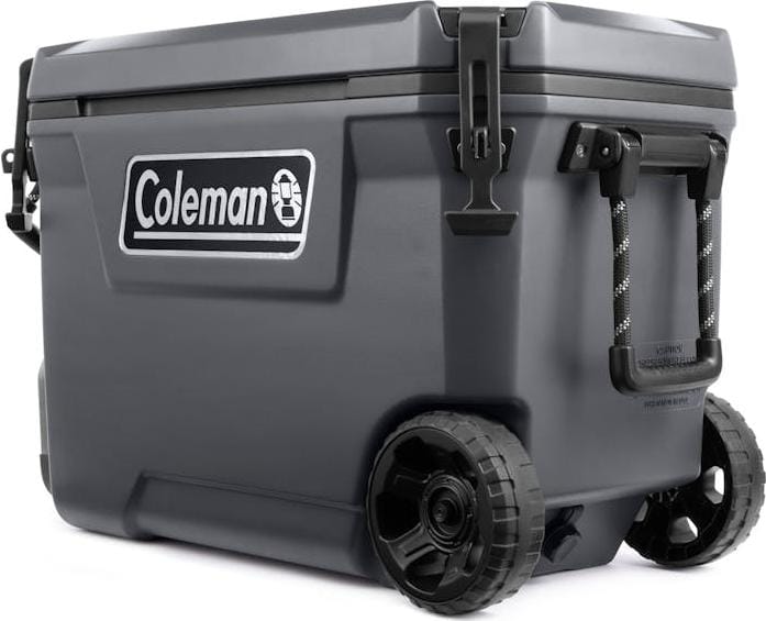 Coleman 65QT Convoy Wheeled Cooler Box Grey Coleman