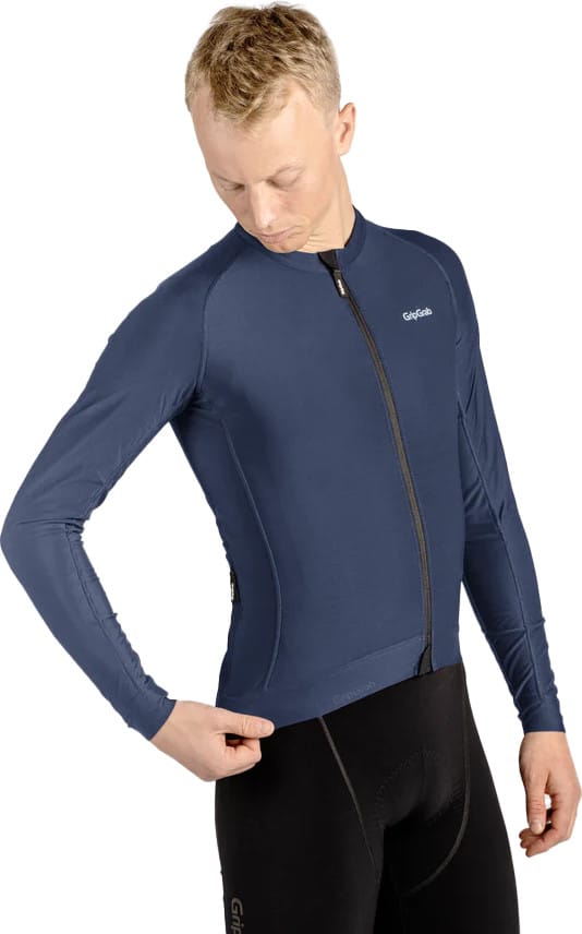 Gripgrab Men's Pacr Long Sleeve Jersey Navy Blue Gripgrab