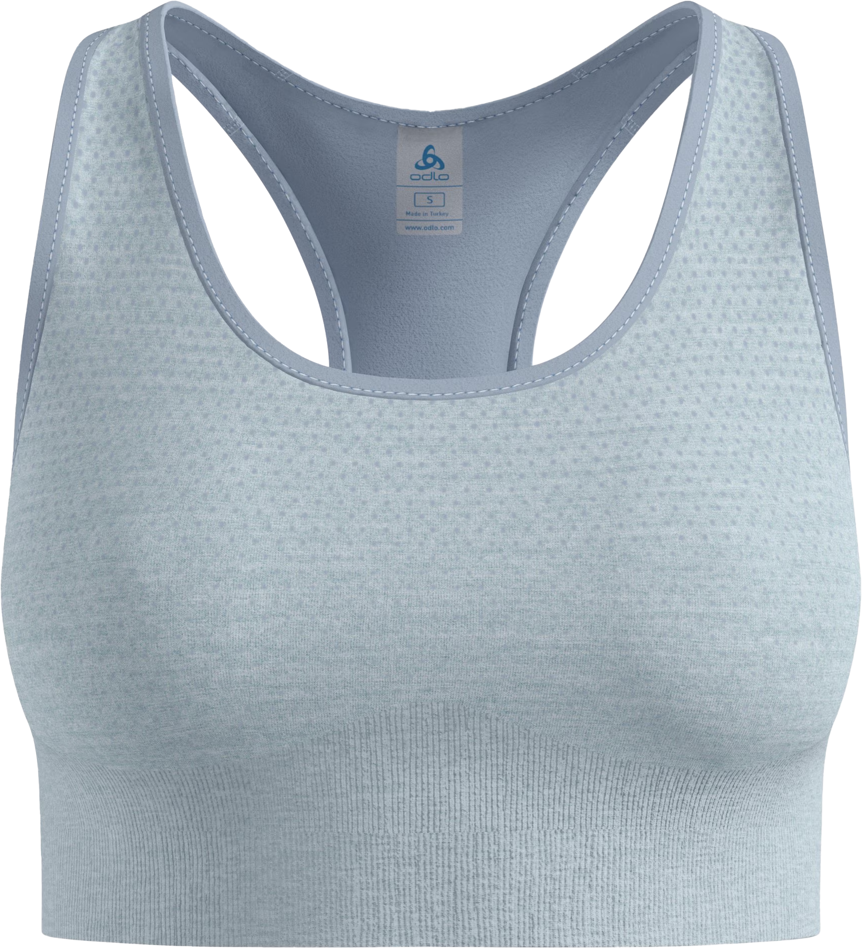 Odlo Women’s Odlo Seamless Medium – Padded Sport Bra Baby Blue