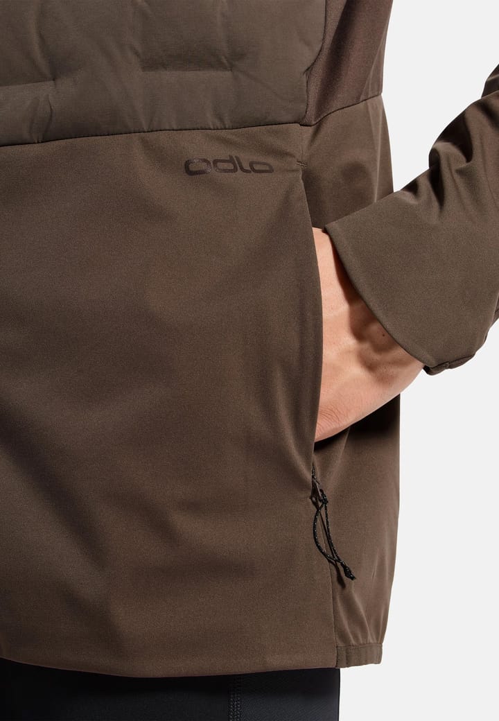 Odlo Men's Zeroweight Insulator Running Jacket Brown Granite Odlo