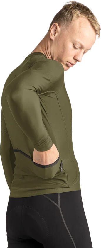 Gripgrab Men's Pacr Long Sleeve Jersey Olive Green Gripgrab