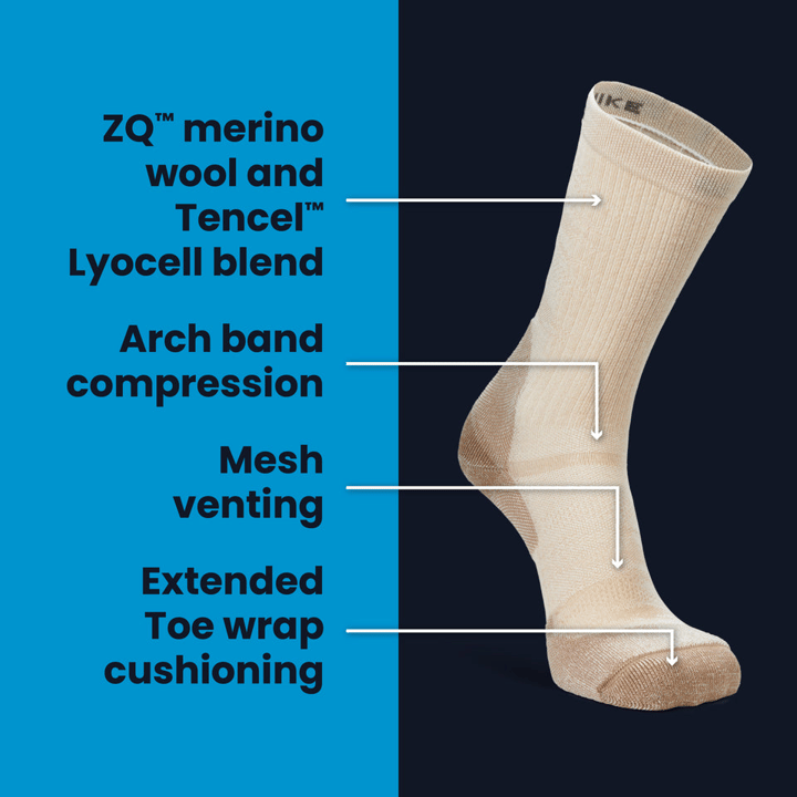 Balega Hike Crew Jet Black Balega