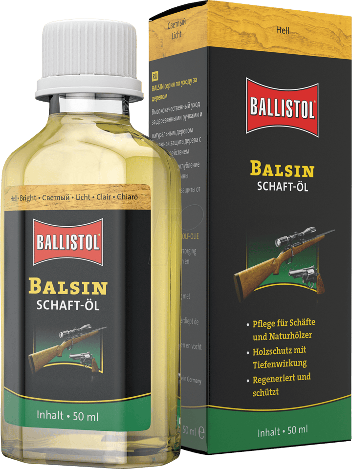 Ballistol Ballistol Balsin 50ml Lys Utsøkt Klar Stokkolje Og Trebeskyttelse Ballistol Ballistol Ballistol Balsin 50ml Lys Utsøkt Klar Stokkolje Og Trebeskyttelse Ballistol