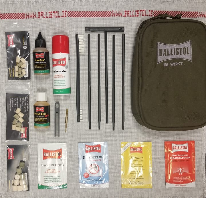 Ballistol Ballistol Pussesett Våpenpussesett Med 44 Deler Og Veske Ballistol Ballistol Ballistol Pussesett Våpenpussesett Med 44 Deler Og Veske Ballistol