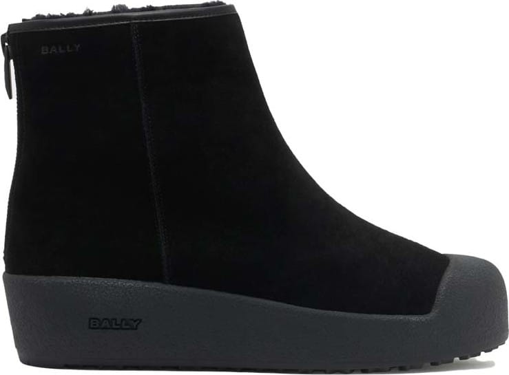 Bally Guard Iii M Calf Suede Black