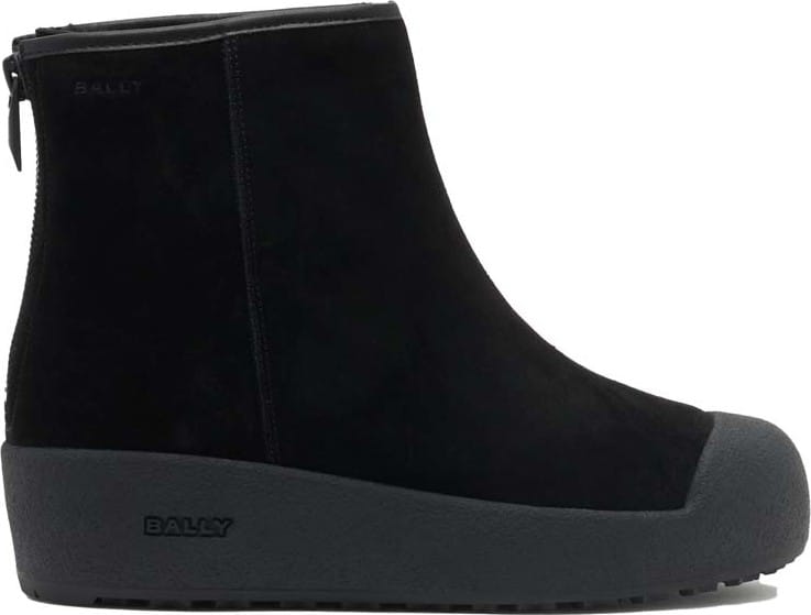 Bally Women's Guard III L Calf Suede Black