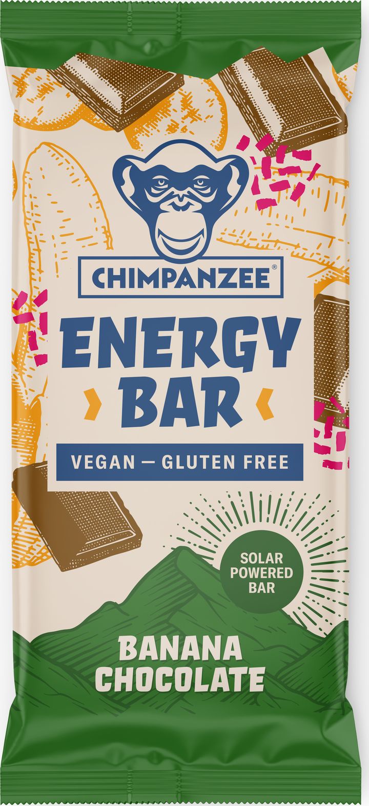Chimpanzee Energy Bar Banana & Chocolate Banana & Chocolate Chimpanzee