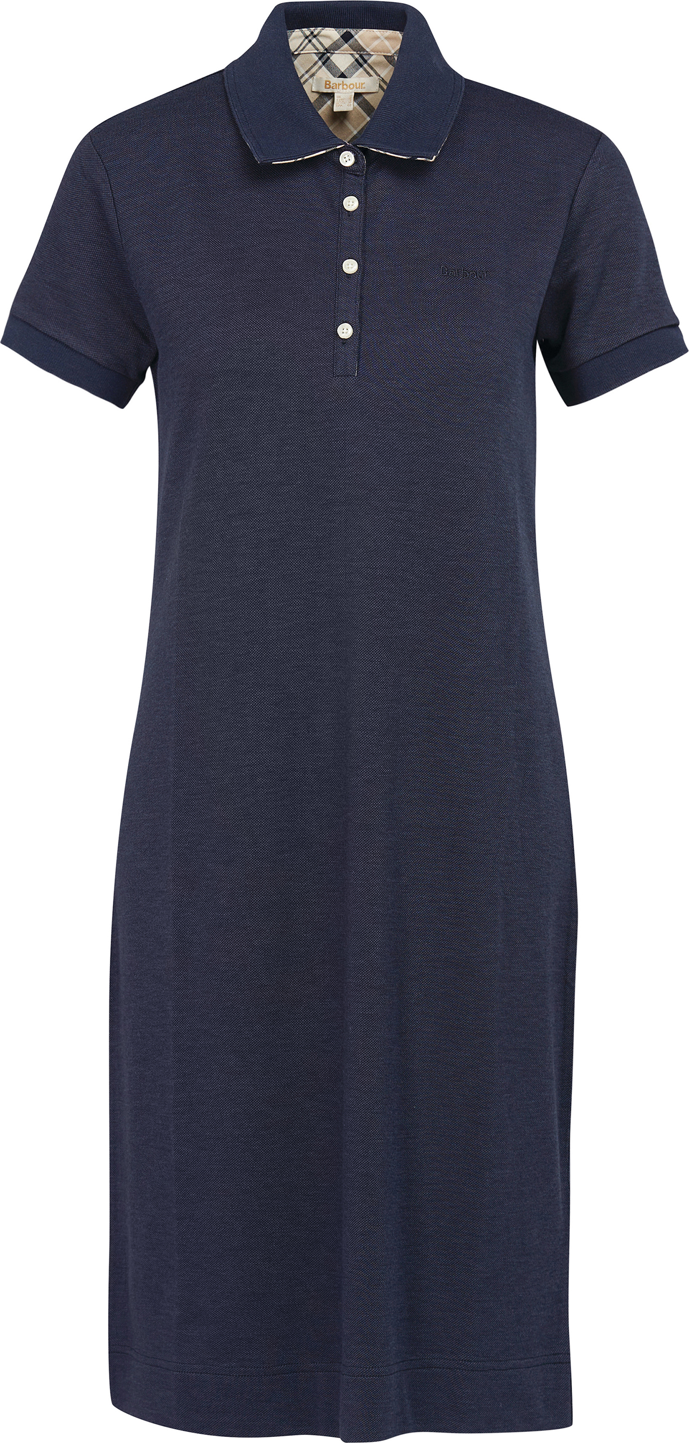 Women's Polo Dress Navy/Indigo Tartan