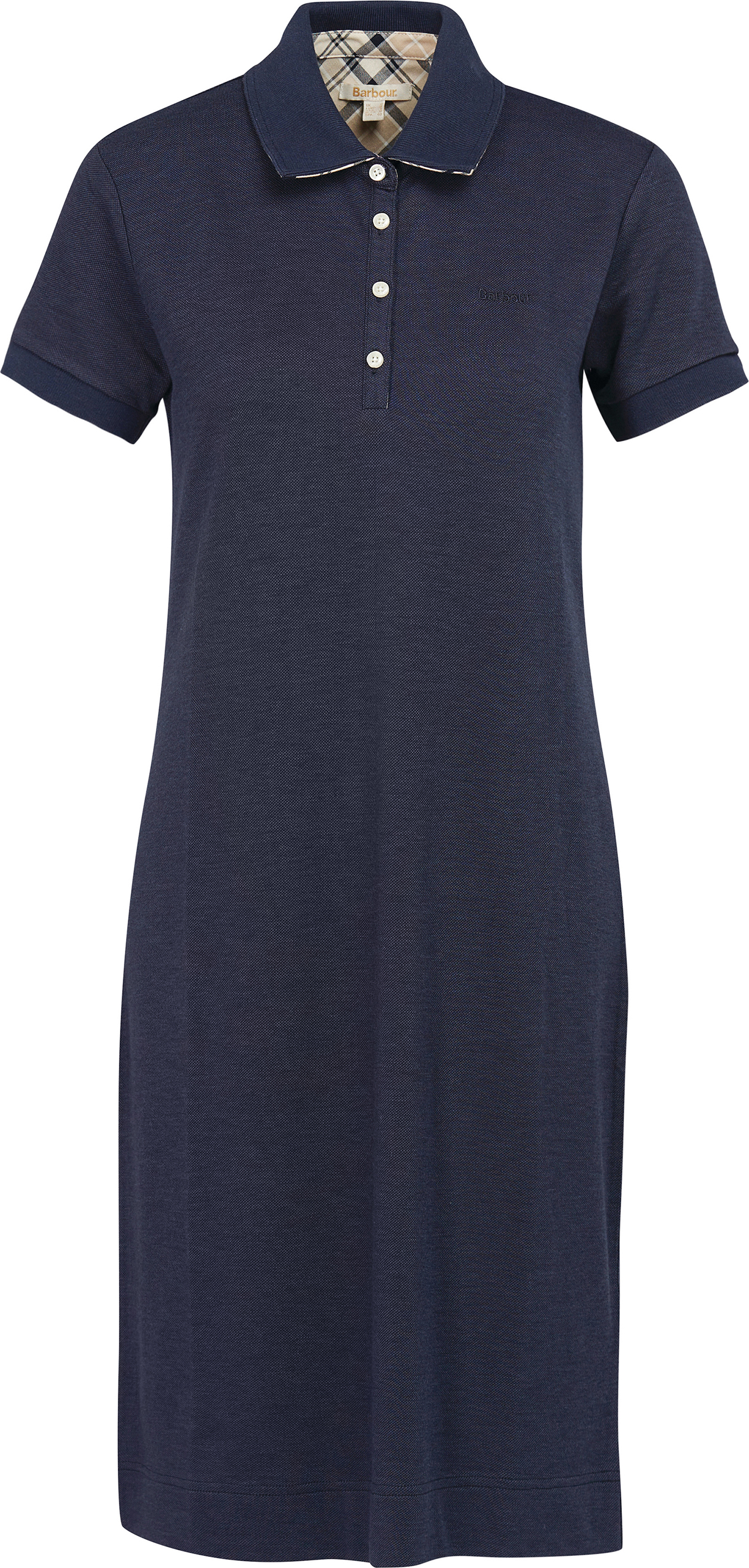 Barbour Women's Polo Dress Navy/Indigo Tartan Mekot 12
