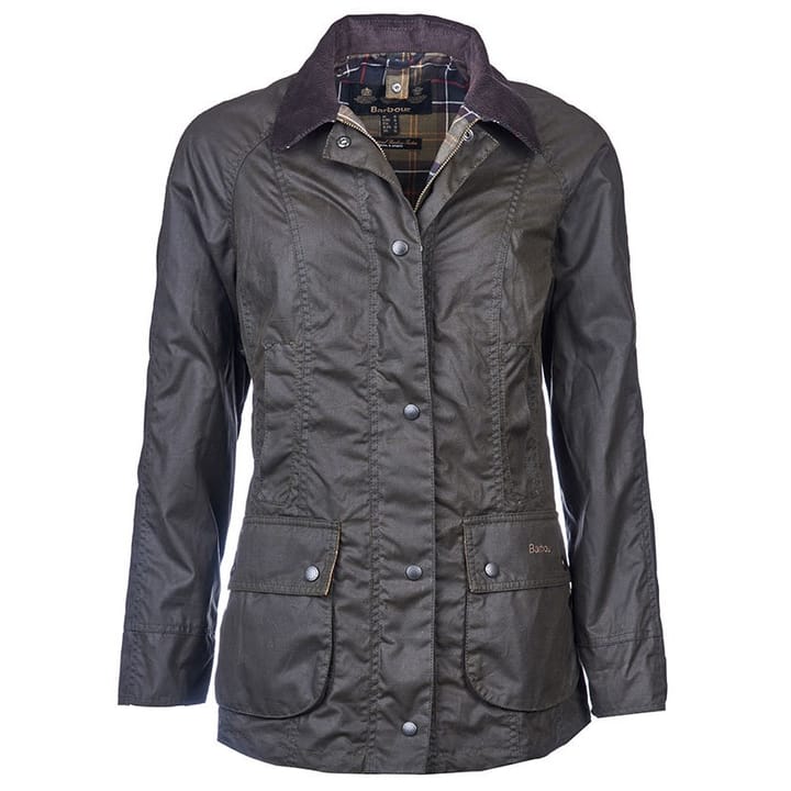 Barbour Women's Classic Beadnell Wax Jacket Olive Barbour