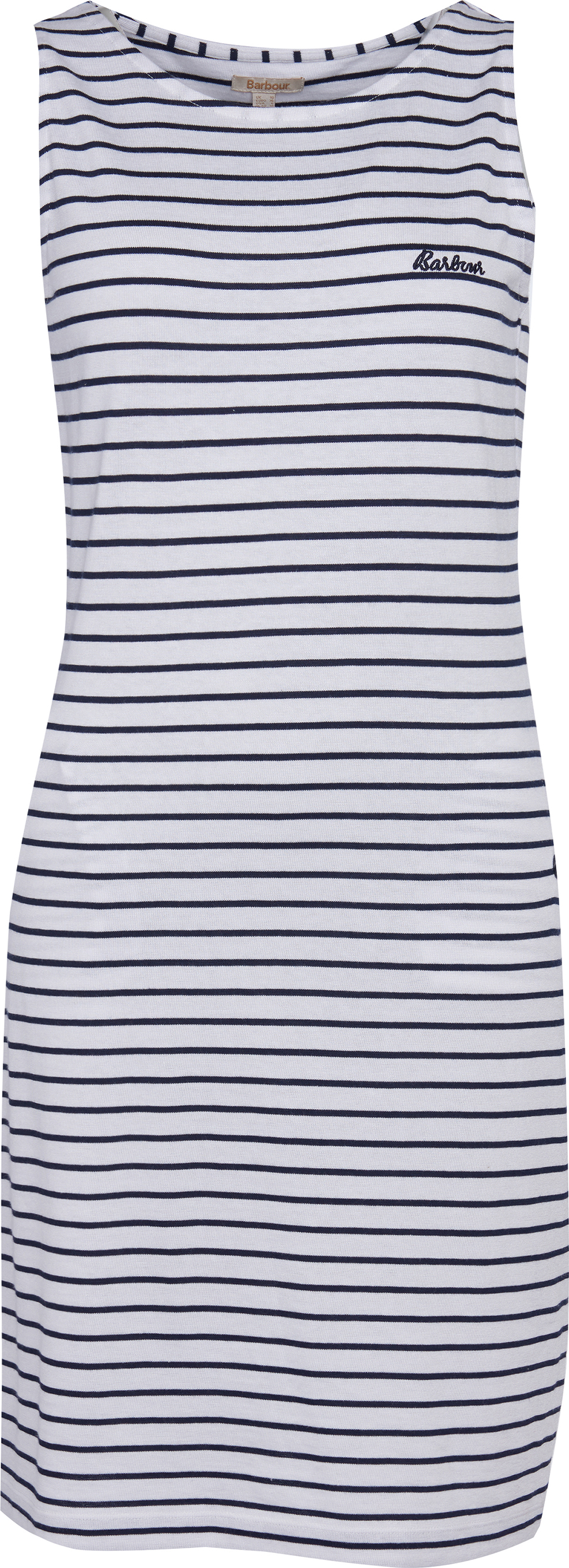 Barbour Women's Dalmore Striped Dress White/Navy Kjoler 12