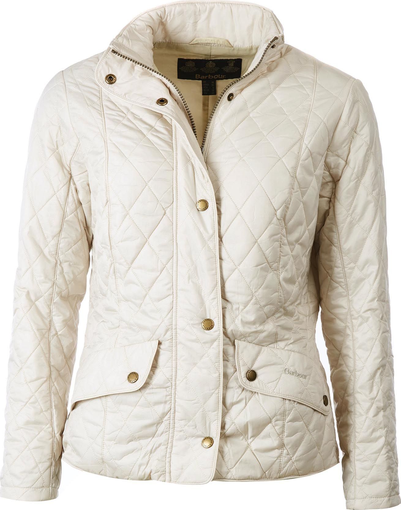 Barbour Women's Flyweight Cavalry Jacket Pearl Lättvadderade vardagsjackor 32