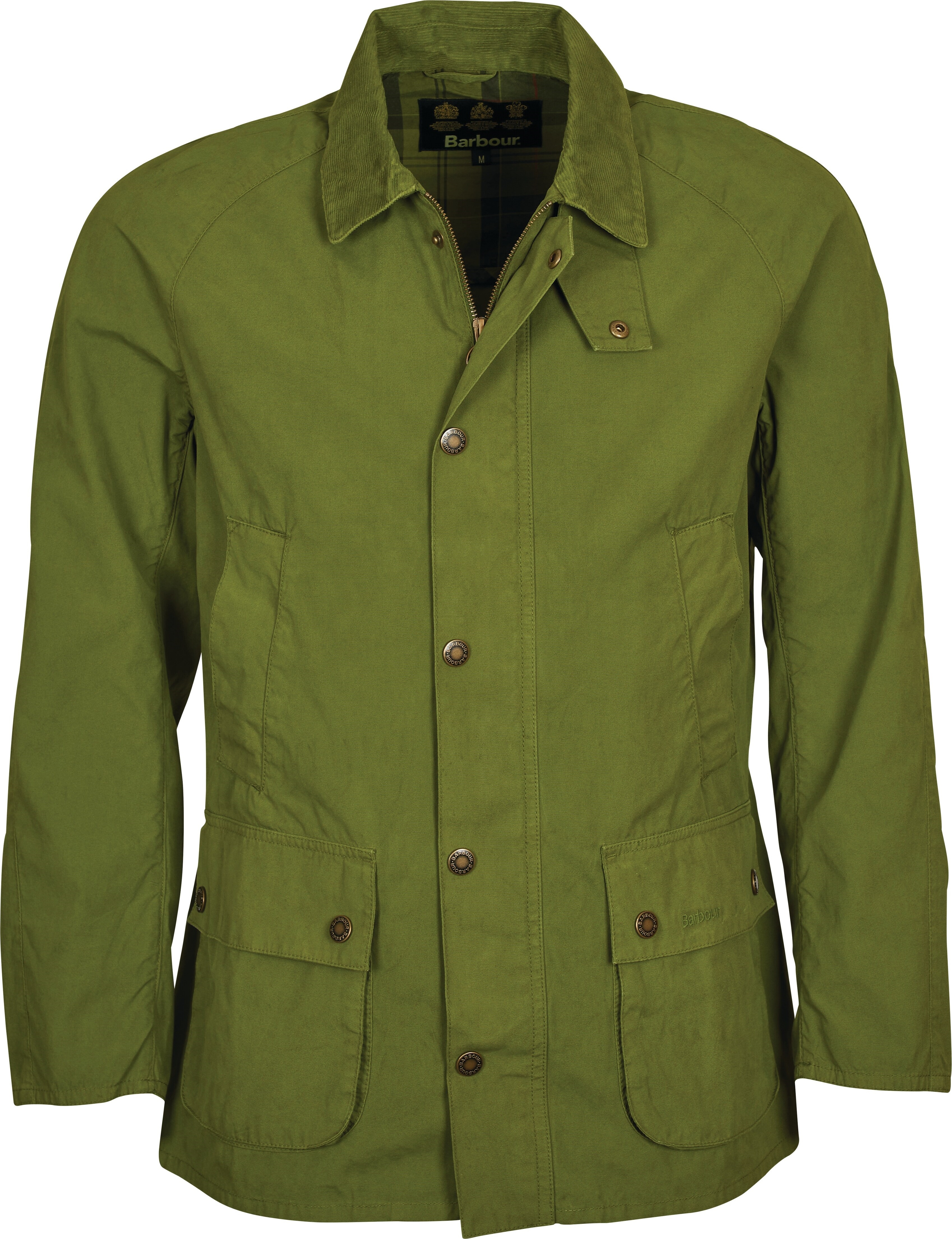 Barbour Men's Ashby Casual Jacket Olive Ovadderade vardagsjackor M