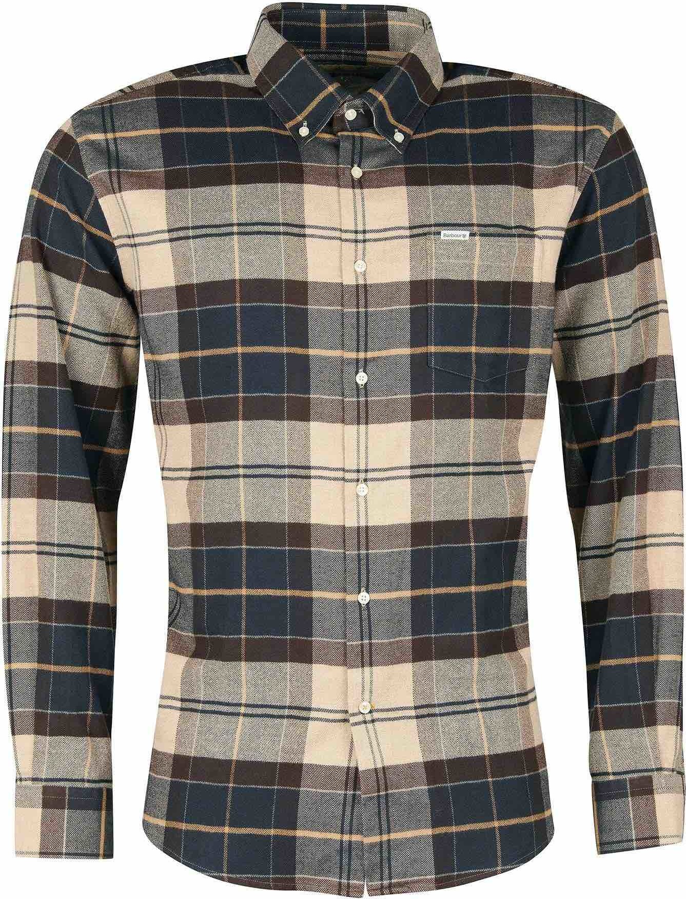 Barbour Men's Barbour Hogside Tartan Regular Shirt Autumn Dress Långärmade skjortor XXL
