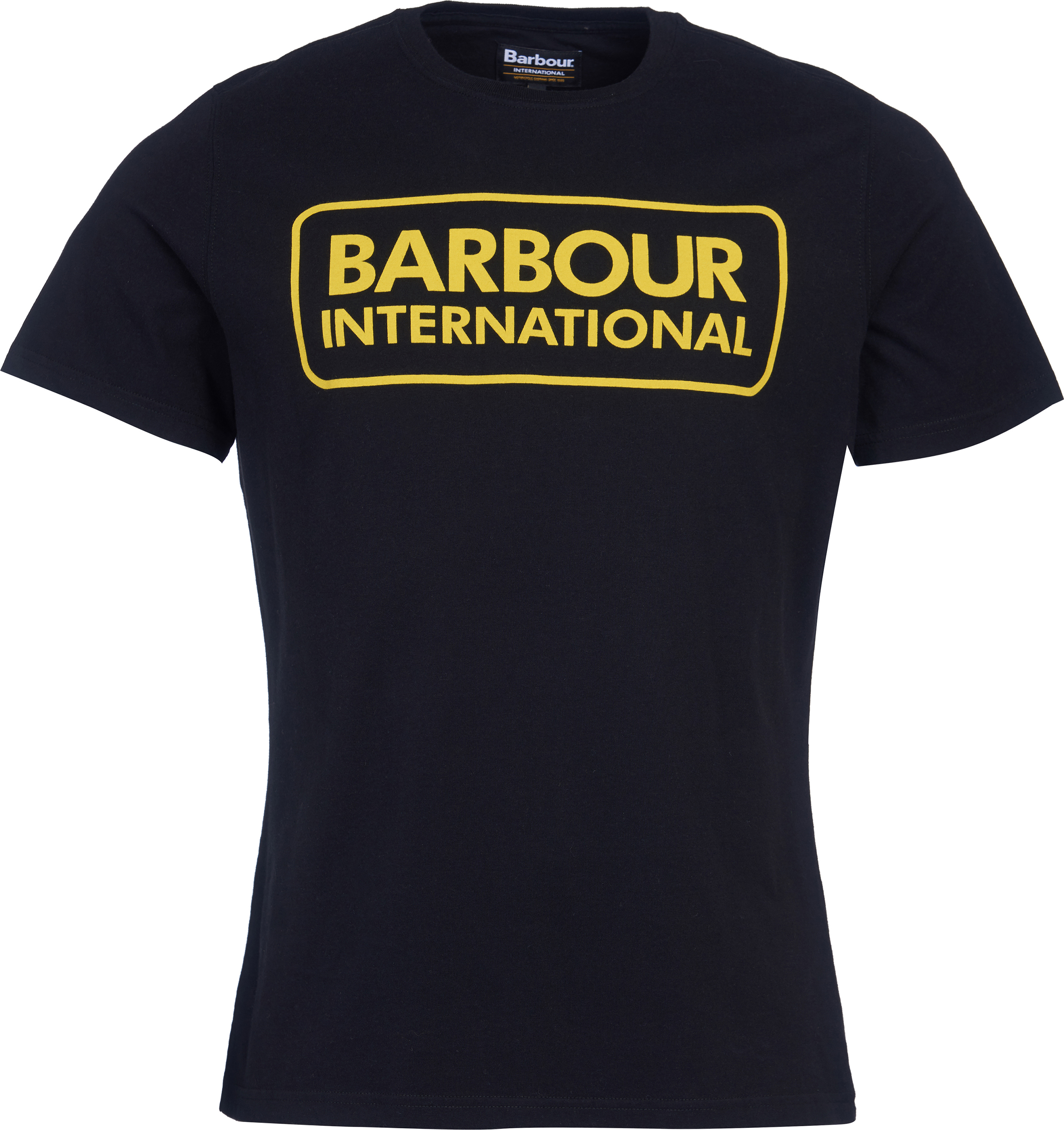 Men’s Barbour International Essential Large Logo Tee Black