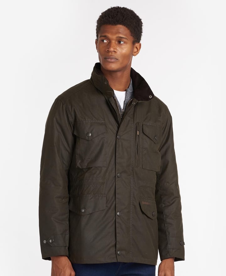 Barbour Men's Barbour Sapper Wax Jacket Olive Barbour Barbour Men's Barbour Sapper Wax Jacket Olive Barbour