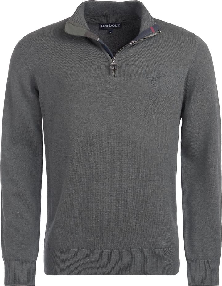 Barbour Men's Cotton Half Zip Olive Marl Barbour