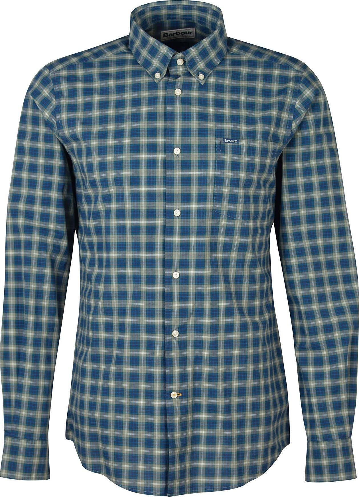 Barbour Men's Lomond Tailored Shirt Kielder Blue Tartan