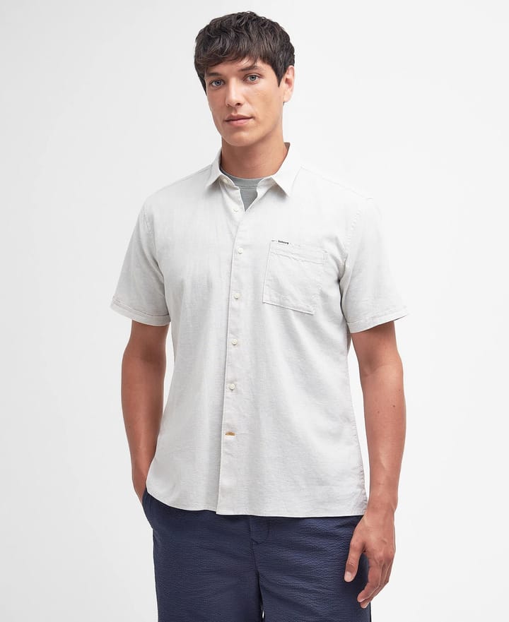Barbour Men's Nelson Shortsleeve Summer Shirt Mist Barbour Barbour Men's Nelson Shortsleeve Summer Shirt Mist Barbour