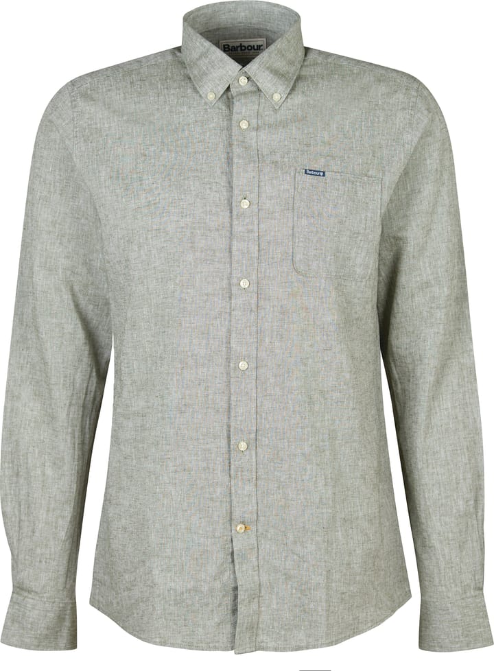 Barbour Men's Nelson Tailored Fit Shirt Bleached Olive Barbour