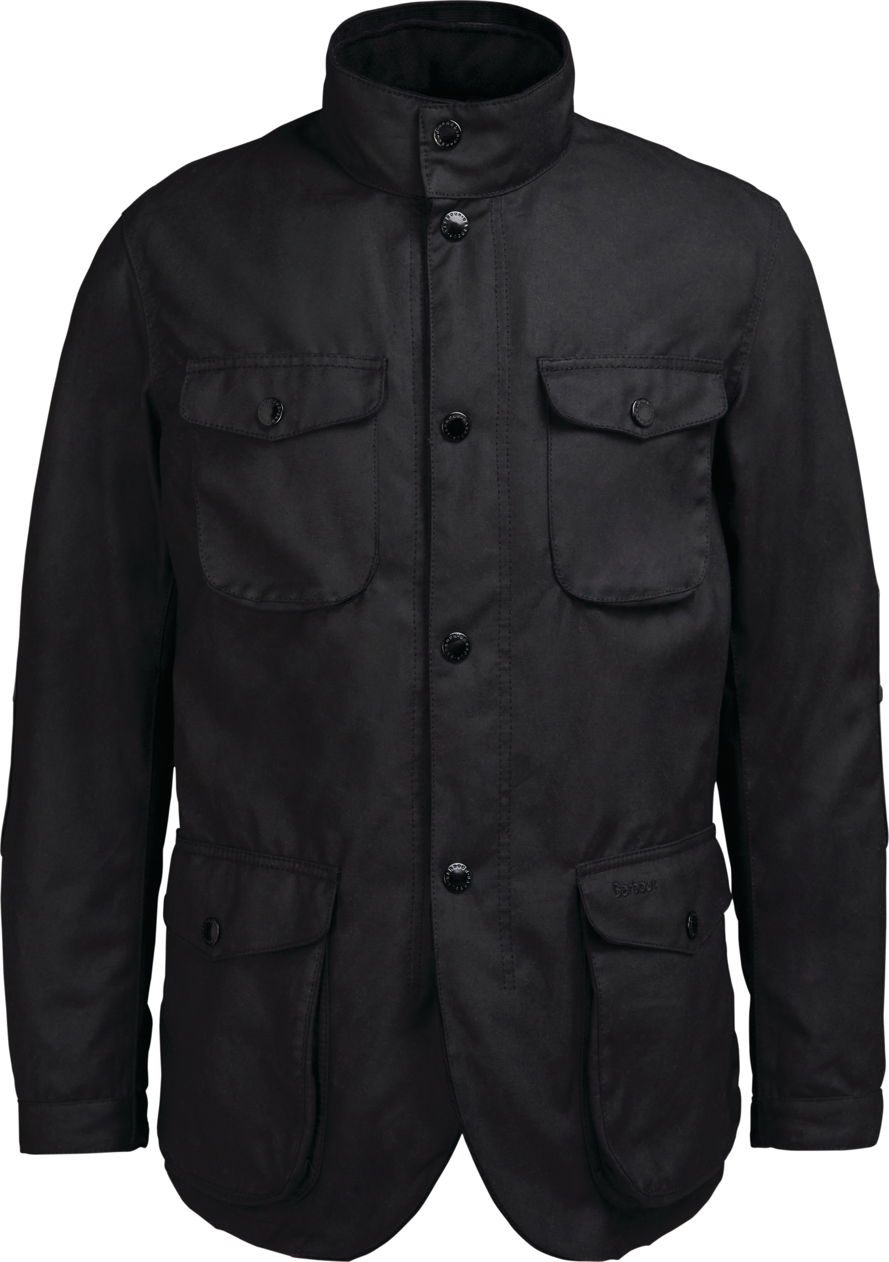 Barbour Men’s Ogston Waxed Jacket Black