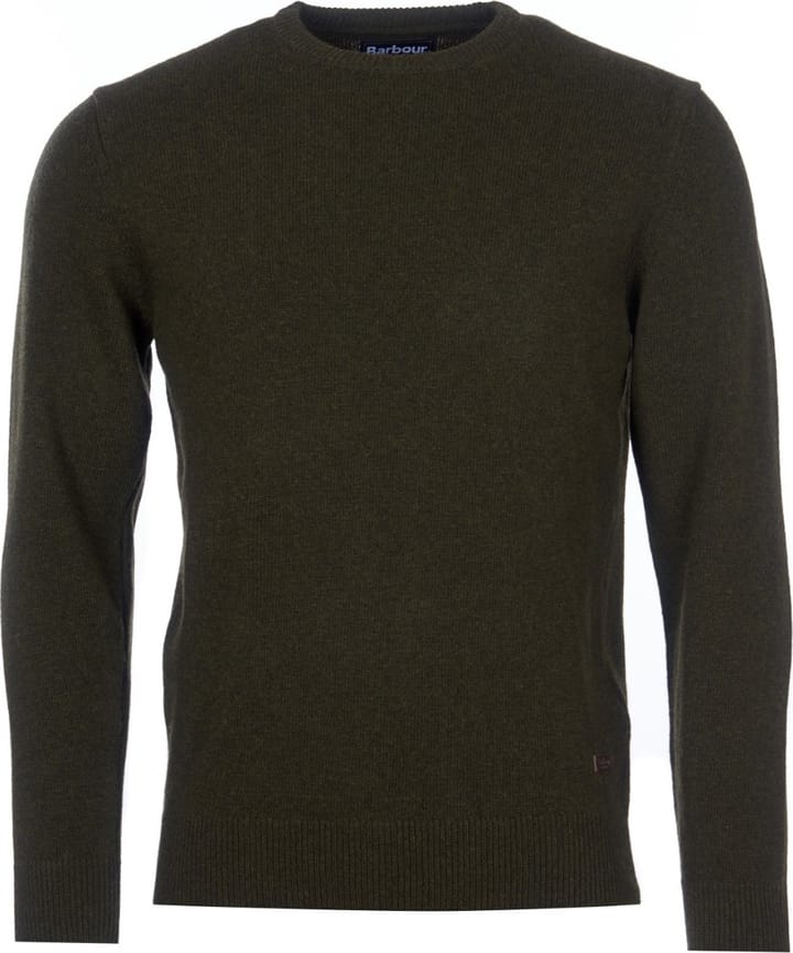 Barbour Men's Essential Crew-Neck Jumper Seaweed Barbour