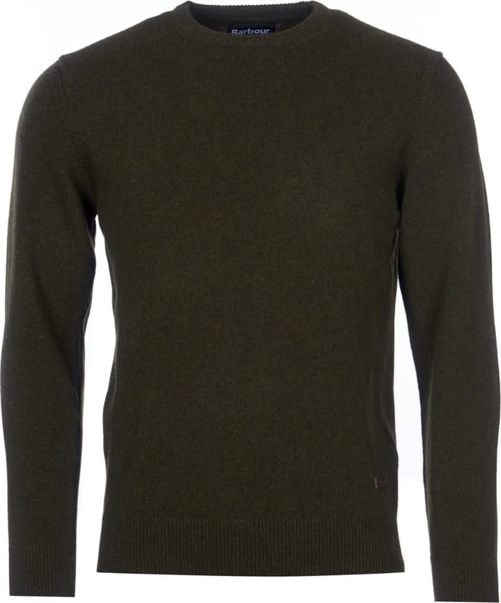Barbour Men's Essential Crew-Neck Jumper Seaweed Barbour