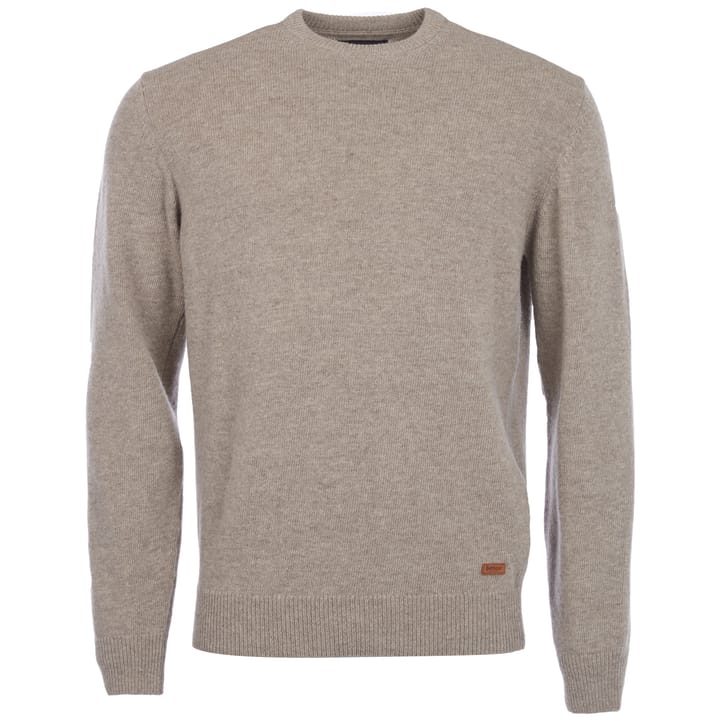 Barbour Men's Essential Crew-Neck Jumper Stone Barbour