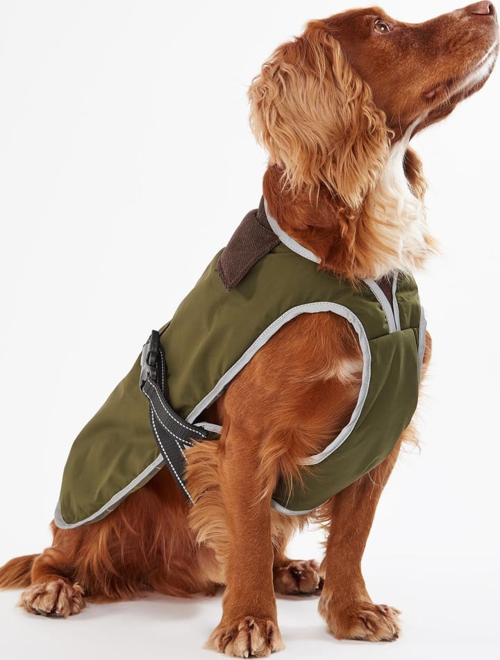 Monmouth Waterproof Dog Coat Olive Barbour
