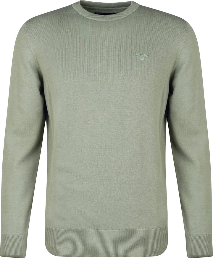 Barbour Men's Pima Cotton Crew Neck Agave Green Barbour