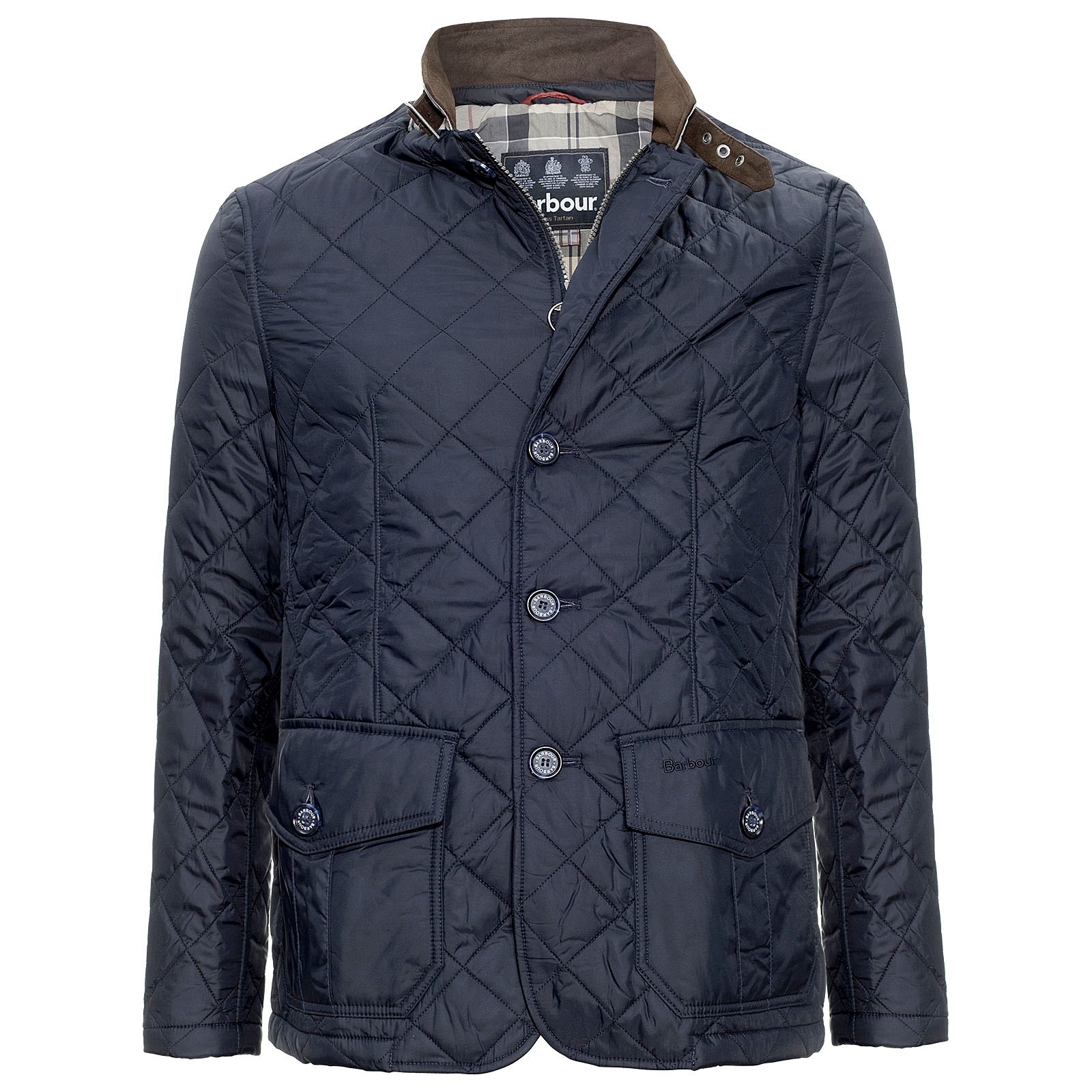Barbour Quilted Sander Navy Lettfôrede jakker XXL