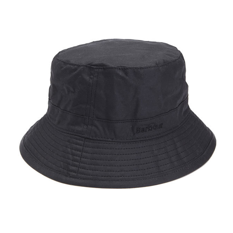 Barbour Unisex Wax Sports Hat Black