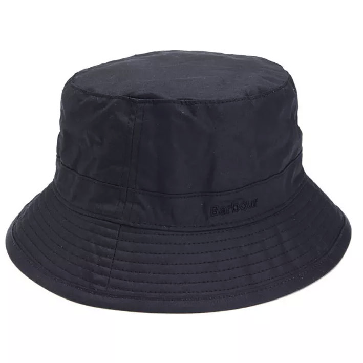 Barbour Unisex Wax Sports Hat Navy Hattar S