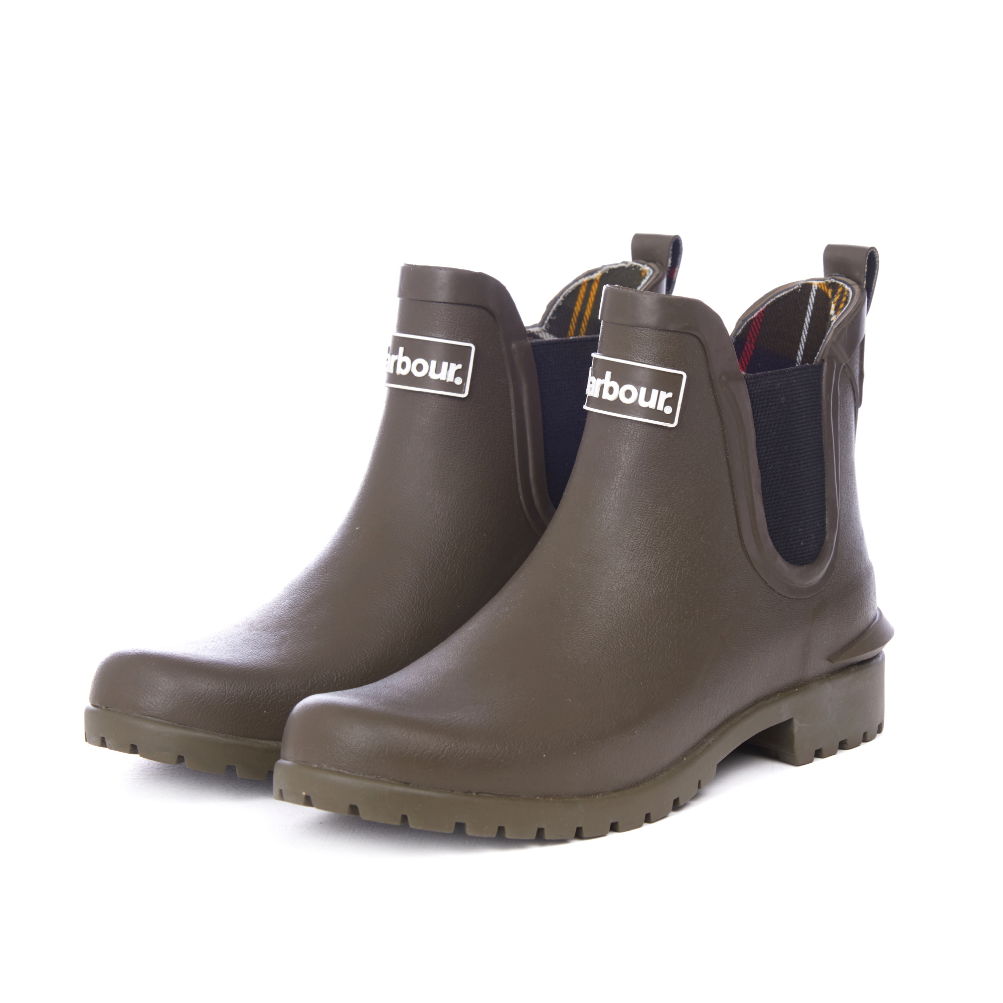 Barbour Women's Wilton Rubber Boot Olive Gummistövlar 36
